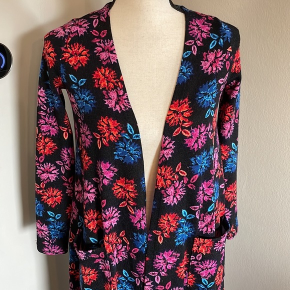 LuLaRoe duster floral - Picture 3 of 7